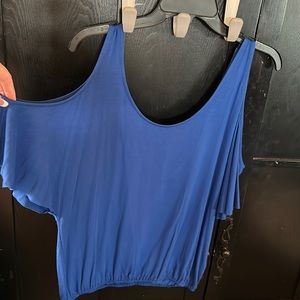 Blue Bebe Top